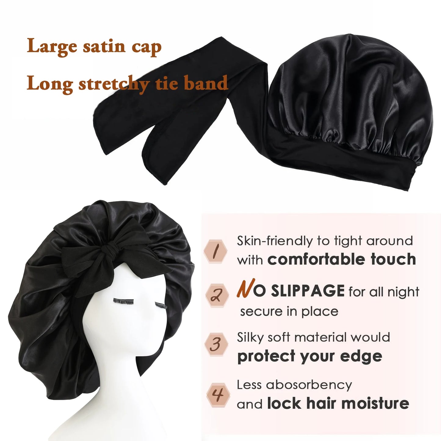 MyEasySleep™ Bonnet en soie